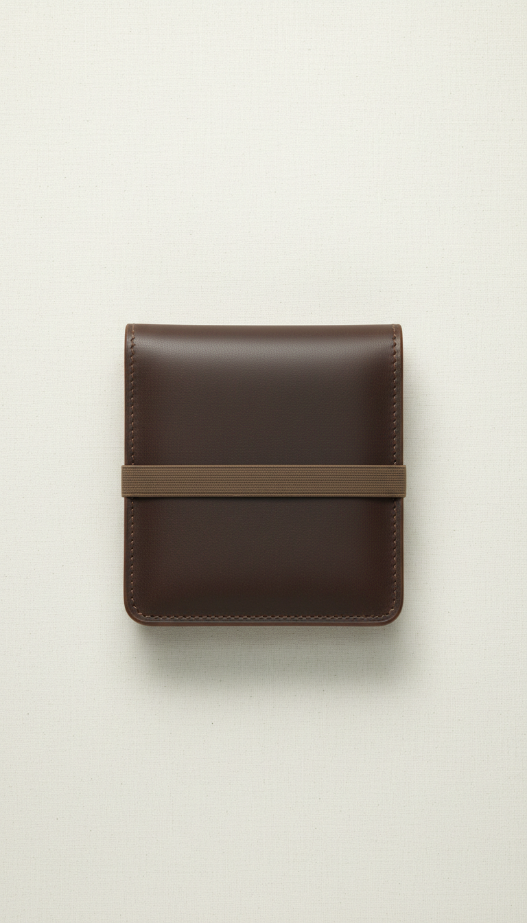 Custom Vito Men's Wallet Brown Smooth Leather